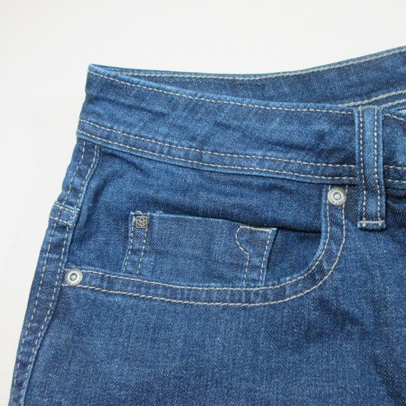 Buffalo David Bitton mens dark Jackson-X straight stretch jeans 36x30 EUC - Picture 3 of 8